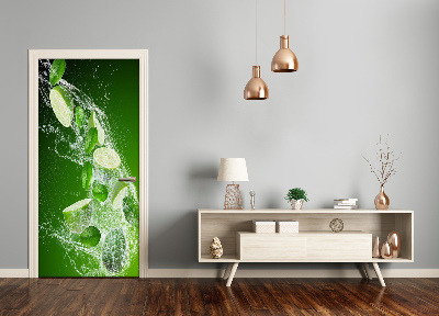 Papel de parede em porta Limas