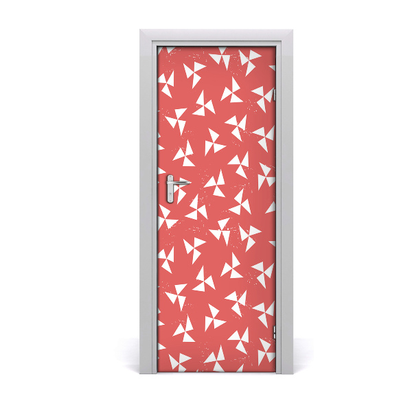 Papel de parede em porta Fundo geométrico