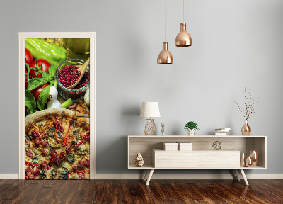 Autocolante para porta Pizza