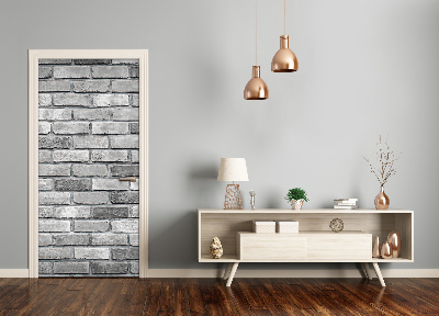 Autocolante para porta Parede de tijolos