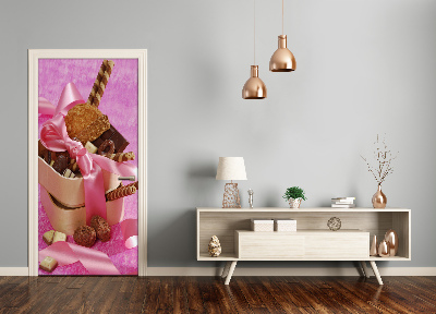 Autocolante para porta Doces