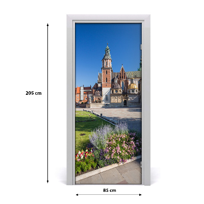 Papel de parede em porta Cracóvia, Polônia