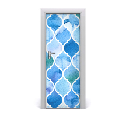 Adesivo em porta fundo marroquino