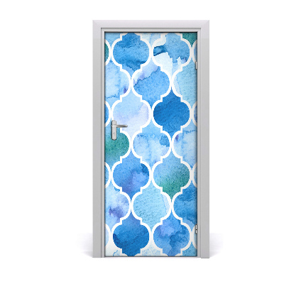 Adesivo em porta fundo marroquino