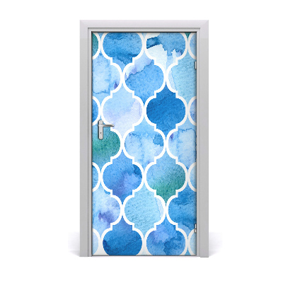 Adesivo em porta fundo marroquino