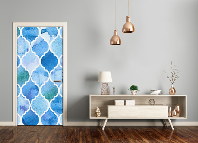 Adesivo em porta fundo marroquino