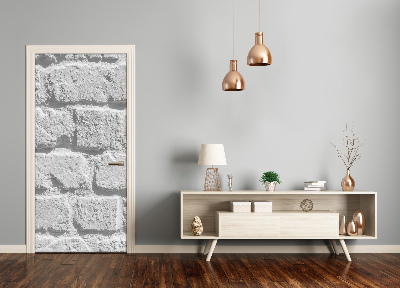 Autocolante para porta Parede de tijolos