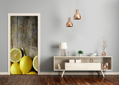 Adesivo em porta Limões