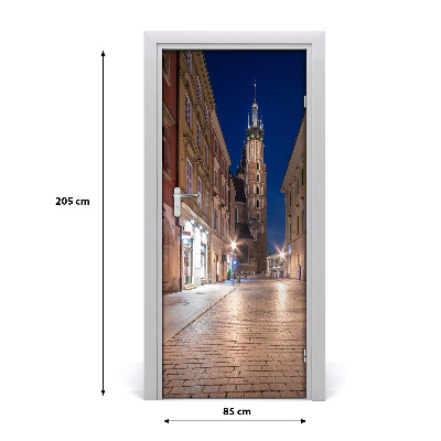 Papel de parede em porta Cracóvia, Polônia