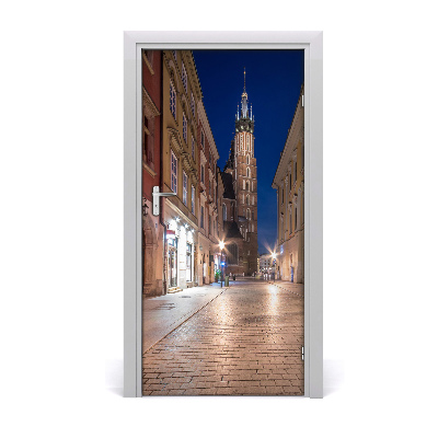 Papel de parede em porta Cracóvia, Polônia