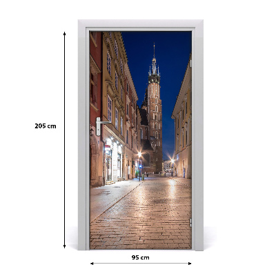 Papel de parede em porta Cracóvia, Polônia