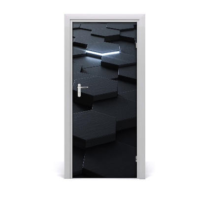 Papel de parede em porta Abstração