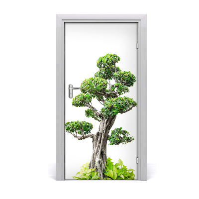 Autocolante para porta Árvore bonsai