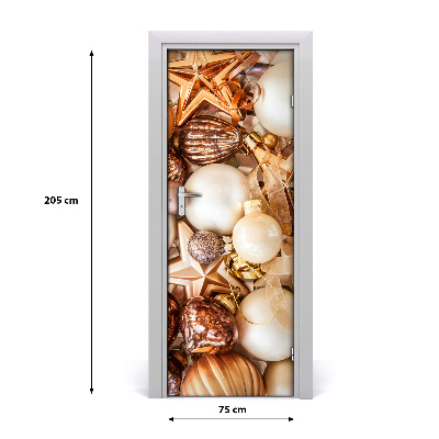 Adesivo em porta decorações de Natal