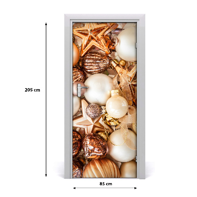 Adesivo em porta decorações de Natal