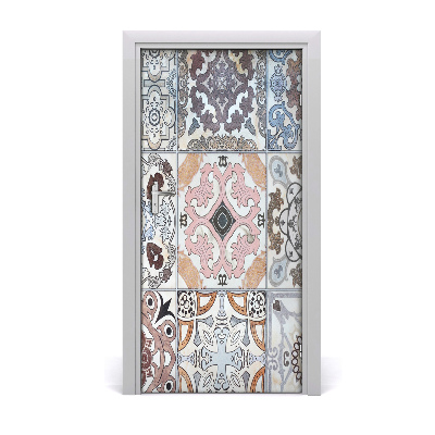 Papel de parede em porta Azulejos cerâmicos