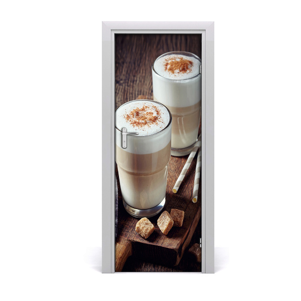 Adesivo em porta Café com leite
