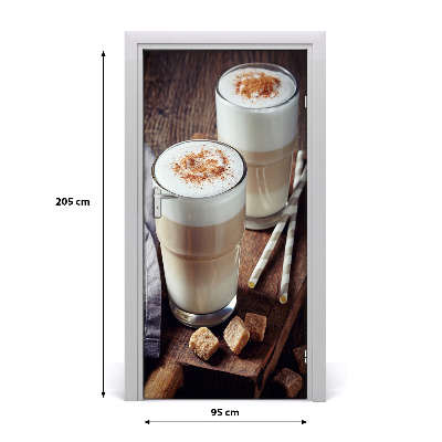 Adesivo em porta Café com leite