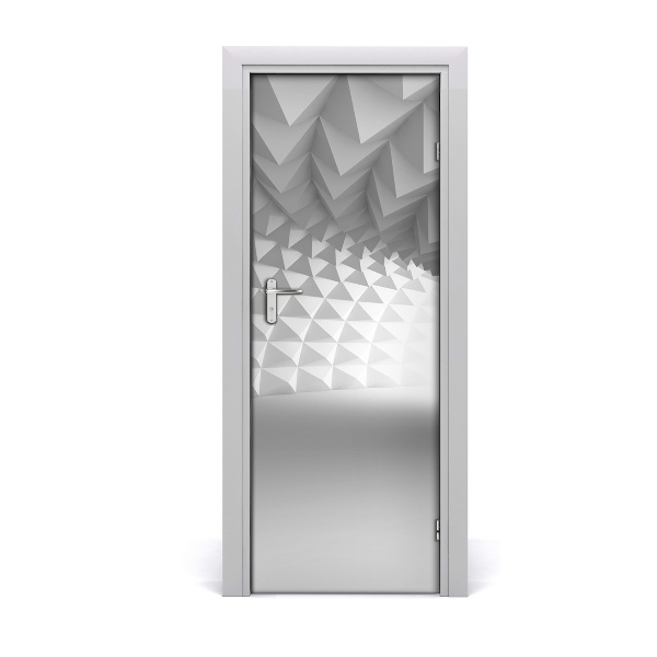 Autocolante para porta Túnel abstrato