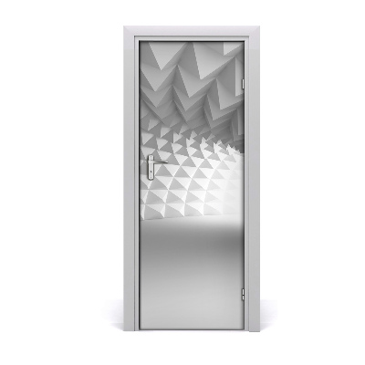 Autocolante para porta Túnel abstrato