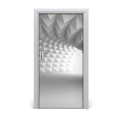 Autocolante para porta Túnel abstrato