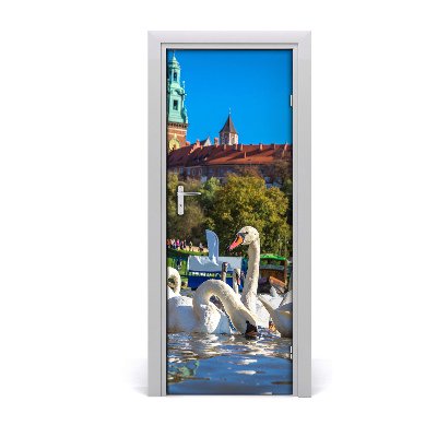 Autocolante para porta Cracóvia, Polônia