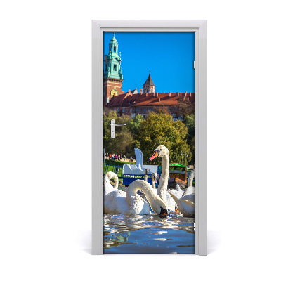 Autocolante para porta Cracóvia, Polônia