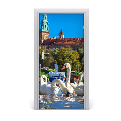 Autocolante para porta Cracóvia, Polônia