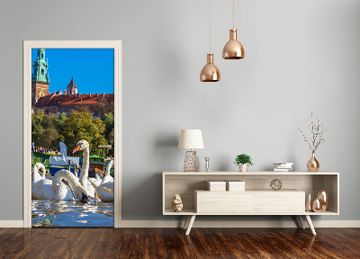 Autocolante para porta Cracóvia, Polônia