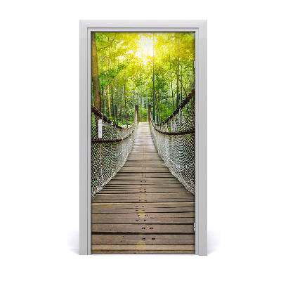 Autocolante para porta Ponte suspensa