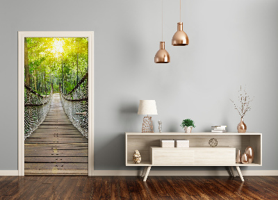 Autocolante para porta Ponte suspensa