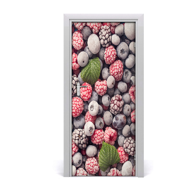 Adesivo em porta Frutas congeladas