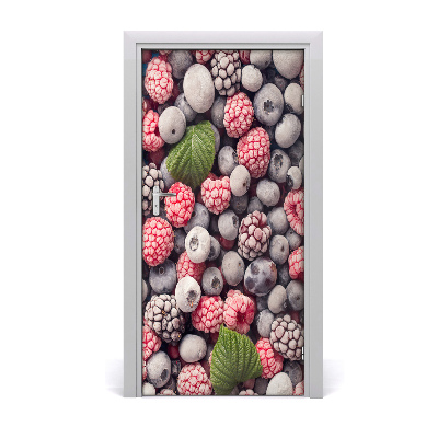 Adesivo em porta Frutas congeladas