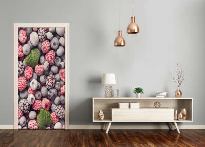 Adesivo em porta Frutas congeladas