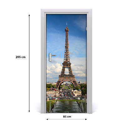 Autocolante para porta Torre Eiffel