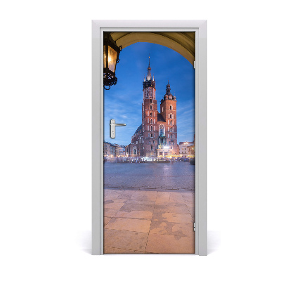Papel de parede em porta Cracóvia, Polônia