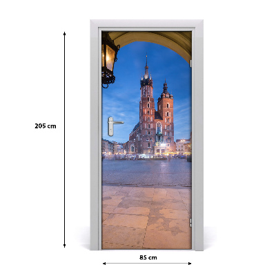 Papel de parede em porta Cracóvia, Polônia