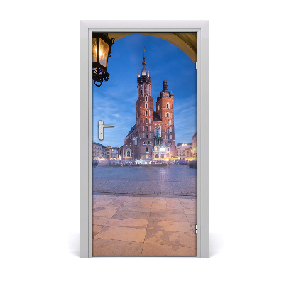 Papel de parede em porta Cracóvia, Polônia