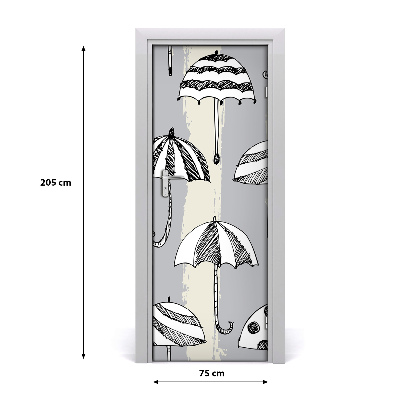 Adesivo em porta Guarda-chuvas