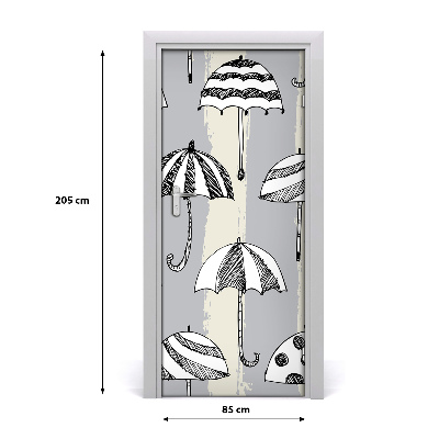 Adesivo em porta Guarda-chuvas