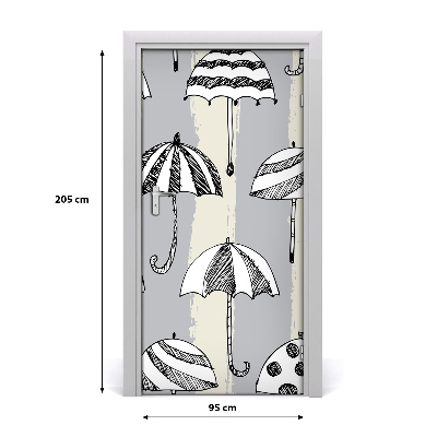 Adesivo em porta Guarda-chuvas