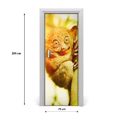 Adesivo em porta Tarsier fantasma