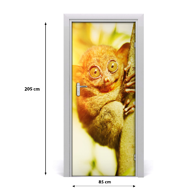Adesivo em porta Tarsier fantasma