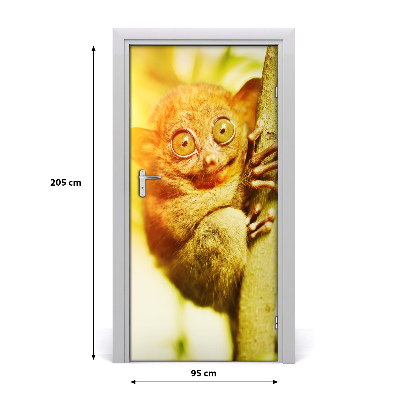 Adesivo em porta Tarsier fantasma