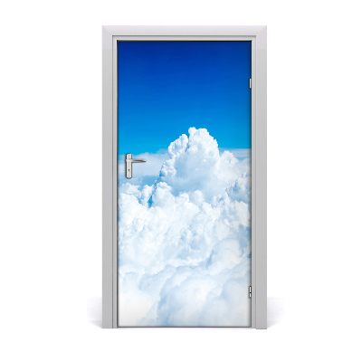 Adesivo em porta Voo acima das nuvens