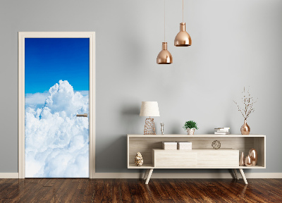 Adesivo em porta Voo acima das nuvens