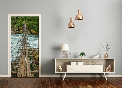 Autocolante para porta Ponte suspensa