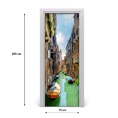 Papel de parede em porta Veneza Itália