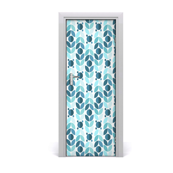 Autocolante para porta Fundo geométrico