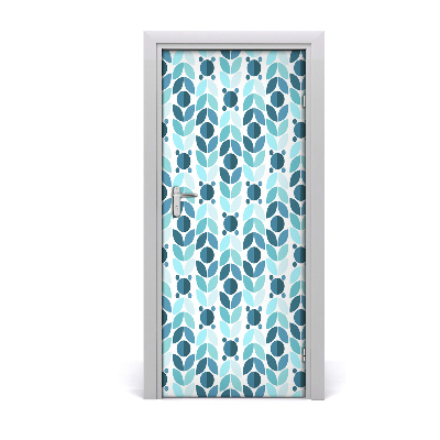 Autocolante para porta Fundo geométrico